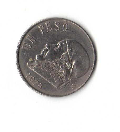 bnk mnd Mexic 1 peso 1978 , personalitati