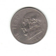 bnk mnd Mexic 1 peso 1980 , personalitati