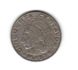bnk mnd Mexic 50 centavos 1979 vf