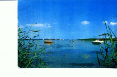 CP100-09 -Mamaia -Pe lacul Siutghiol -circulata 1980. foto