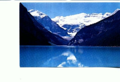 CP70-02-Lake Louise and Victoria Glacier- Canadian Rockies foto