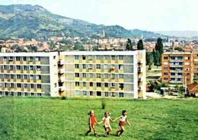CP40-12-Simleul Silvaniei-Vedere a orasului din cartierul Bradet foto