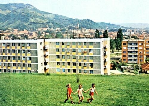 CP40-12-Simleul Silvaniei-Vedere a orasului din cartierul Bradet