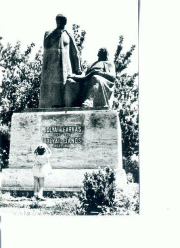 CP87-49 -Targu Mures, Monumentul lui Farkas si Janos Bolyai