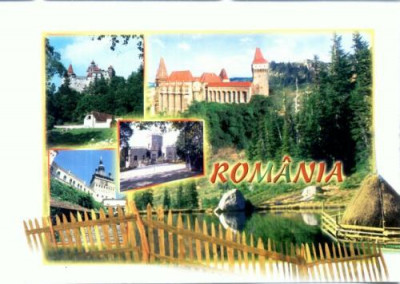 CP79-07 -Romania - Castelul Bran -Castelul Corvinestilor..... foto