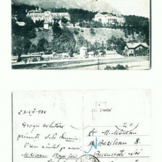 CP107-84 -Sinaia -Casino si Palace Hotel -tipar1927 datata 1939