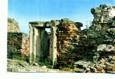 CP50-25-Ruinele cetatii Histria (sec.VII-VI i.e.n.)(1968) foto