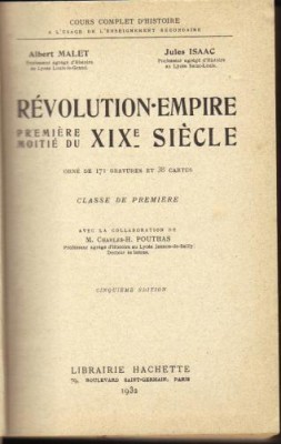 Albert Malet , Jules Isaac - Revolution * Empire foto