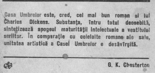 charles dickens - casa umbrelor charles dickens - casa umbrelor