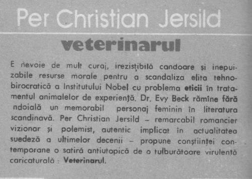 Per Christian Jersild - Veterinarul