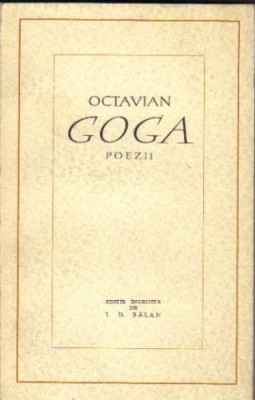 Octavian Goga - Poezii foto