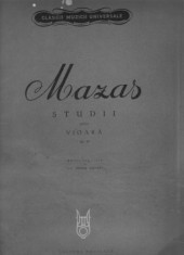 mazas - studii pentru vioara op 36 foto