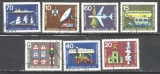 GERMANIA 1965 - TRANSPORTURI SI TELECOMUNICATII, serie stampilata, DB13