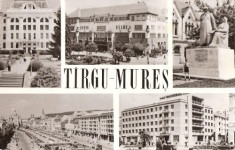 Targu Mures.Vedere mozaic, 3.2.1964 foto