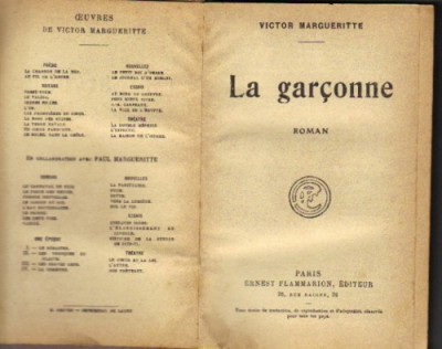 Victor Margueritte - La garconne foto