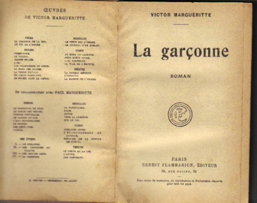 Victor Margueritte - La garconne Victor Margueritte - La garconne