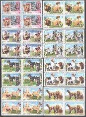 Romania 1990 - CAINI DE RASA, serie BLOC DE 4 MNH, PT30