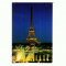 CP130-18 La Tour Eiffel - Paris, la nuit - necirculata