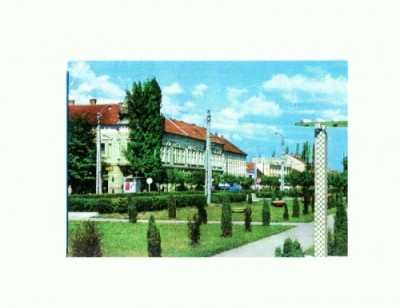 CP143-12 Jimbolia -Vedere din centru -circulata 1976 foto