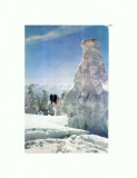 CP143-46 Poiana Brasov -Peisaj de iarna -circulata 1975