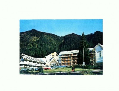 CP143-48 Poiana Brasov -Complexul turistic -circulata 1977 foto