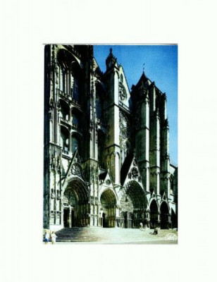 CP130-43 Cathedrale Saint-Etienne -Bourges -necirculata foto