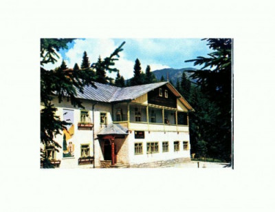 CP143-68 Sinaia - Cabana Cuibul Dorului -circulata 1974 foto