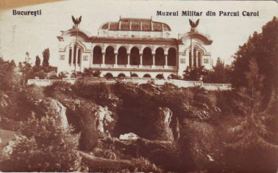 Bucuresti, Muzeul Militar din parcul Carol I , circulat 1928 foto