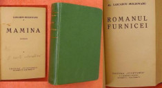 Lascarov Moldovanu , Mamina ; Romanul Furnicei , 1934 , 2 lucrari in coligat foto