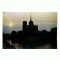 CP130-82 Paris -Coucher de soleil sur Notre-Dame -circ. 1971