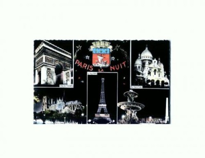 CP130-88 Paris, la nuit -necirculata foto