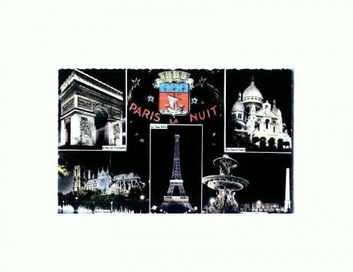 CP130-88 Paris, la nuit -necirculata