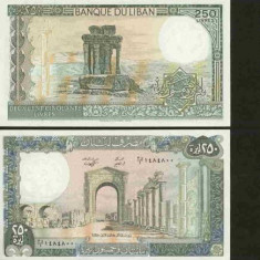 bnk bn Liban 250 lire 1988 unc