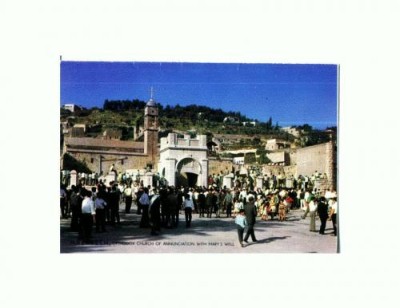 CP131-86 Nazareth, Orthodox Church of Annunciation -necirc foto