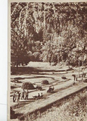 96 RPR Slanic Moldova Parcul,circulat 1956 foto