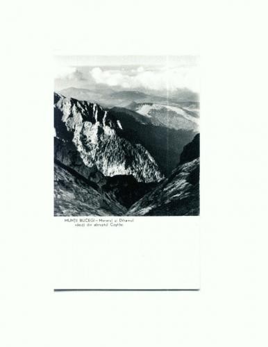 CP119-72 -Muntii Bucegi -Morarul si Dihamul -RPR -circulata1963