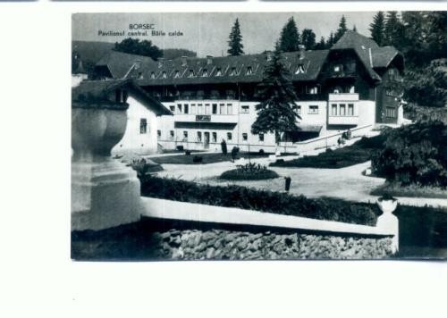 CP80-12 -Borsec -Pavilionul central, Baile calde -RPR (1960) CP80-12 -Borsec -Pavilionul central, Baile calde -RPR (1960)