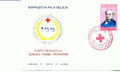 Plic 41 -Centenarul Crucii Rosii Romane 1876-1976 foto