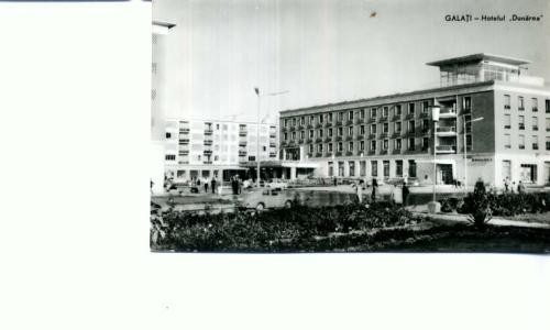 CP92-10 -Galati -Hotel ,,Dunarea" -RPR -circulata 1963. CP92-10 -Galati -Hotel ,,Dunarea" -RPR -circulata 1963.