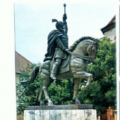 CP82-10 -Alba Iulia, Statuia lui Mihai Viteazul, de O.Han