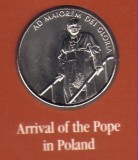 bnk mnd Ordinul de Malta 1 lira 2005 unc , papa Ioan Paul II -4