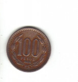 Bnk mnd Chile 100 pesos 1986, America Centrala si de Sud