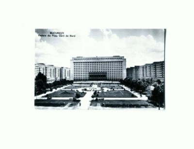 CP127-11 Bucuresti, Vedere din Piata Garii de Nord -necirculata foto