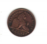 bnk mnd Belgia 2 centimes 1910