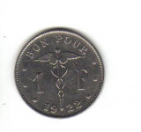 Bnk mnd Belgia 1 franc 1922, Europa