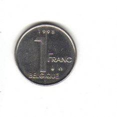 bnk mnd Belgia 1 franc 1998