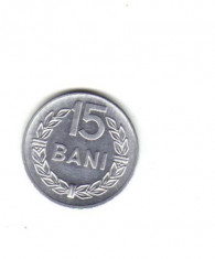 bnk mnd Romania 15 bani 1975 unc foto