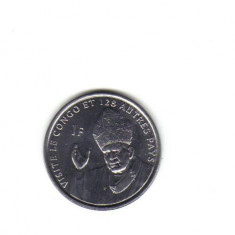 bnk mnd R D Congo 1 franc 2004 unc, Papa Ioan Paul II , unc