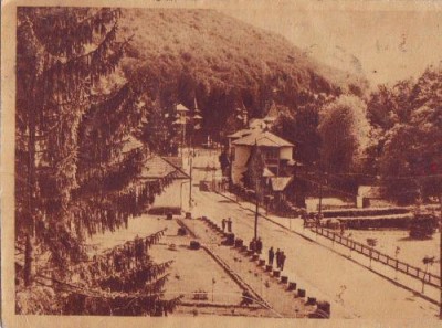 144 RPR Sovata vedere din statiune circulat 1957 foto