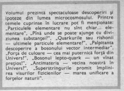 G Folescu - Din enigmele microcosmosului foto